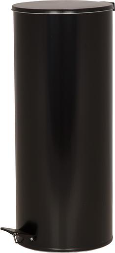 Урна с педалью черный 50 литров фото 1