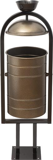 Урна уличная бронзовая 1010х330х280 фото 1