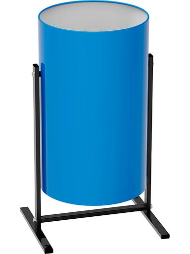 Урна металл 19л. разборная синий фото 1