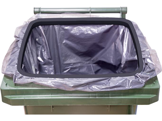 Держатель мусорных пакетов для МКТ-120 чёрный фото 2