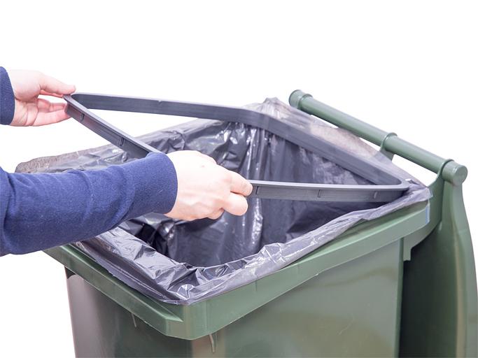 Держатель мусорных пакетов для МКТ-120 чёрный фото 3