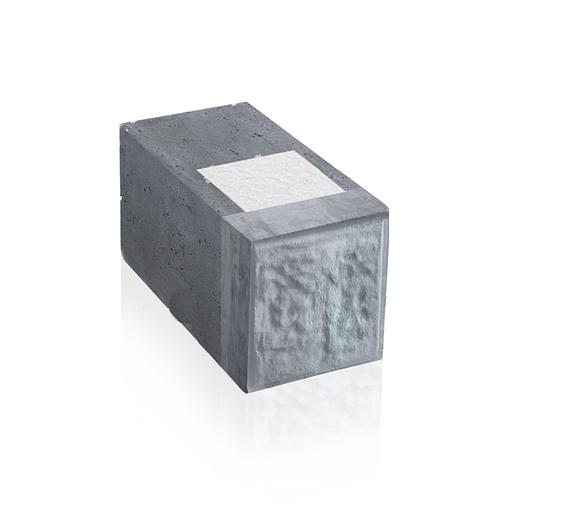 Термоблок доборный фактурованный «рваный камень» 200х396х190 мм фото 1