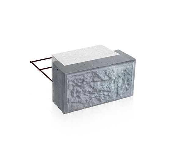 Термоблок поясной фактурованный 200х390 мм рядовой фото 1