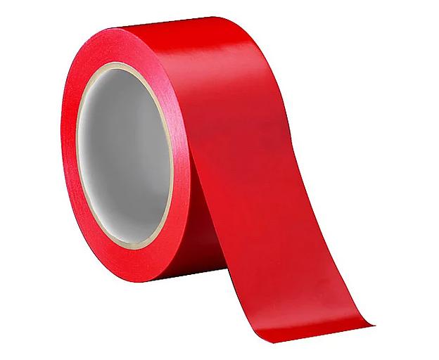 Скотч 66 м красный ОПТ фото 1