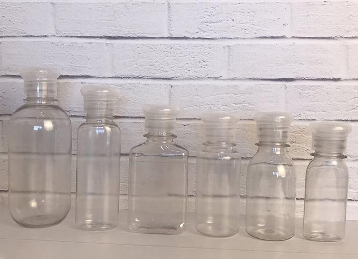 Флаконы для антисептика 100 мл с пуш-пул крышкой, Опт фото 1