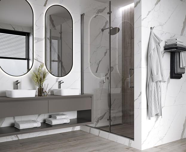 Venatino grey керамогранит белый сатинированный карвинг 60x120 опт фото 2