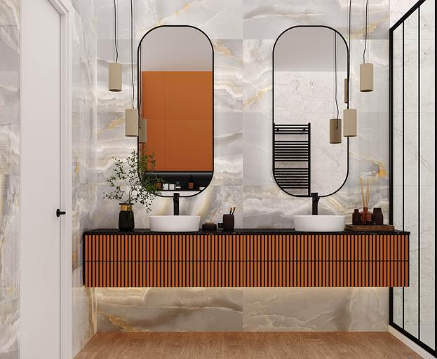 Onyx azul керамогранит серый полированный 60x120 опт фото 2