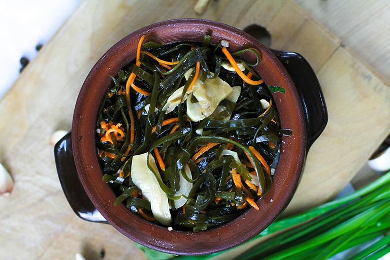 Морская капуста маринованная c грибами ОПТ фото 3