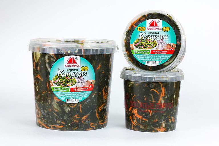 Морская капуста маринованная «Сахалинская» ОПТ фото 1