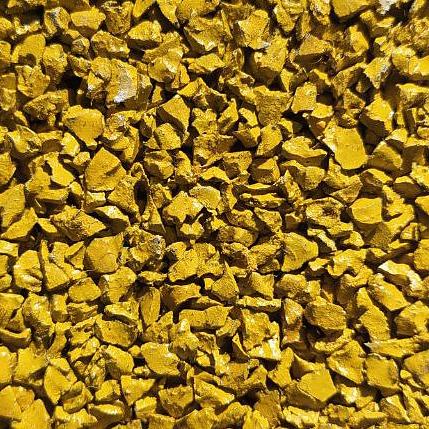 Окрашенная резиновая крошка «Эко» подсолнух ОПТ фото 1