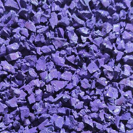 Окрашенная резиновая крошка «Эко» фиалка ОПТ фото 1