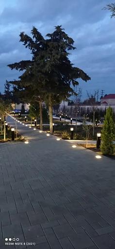 Набор уличных светодиодных Led тротуарных светильников для брусчатки из 2х шт., 100х100 мм, белый холодный фото 4