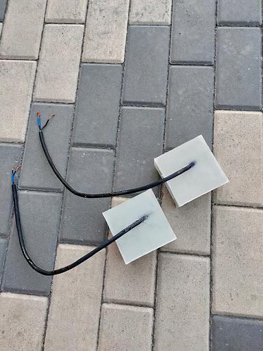 Набор уличных светодиодных Led тротуарных светильников для брусчатки из 2х шт., 100х100 мм, белый теплый (Темп. 2700К) фото 5