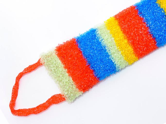 Мочалка полипропиленовая, «Радуга», Опт фото 1