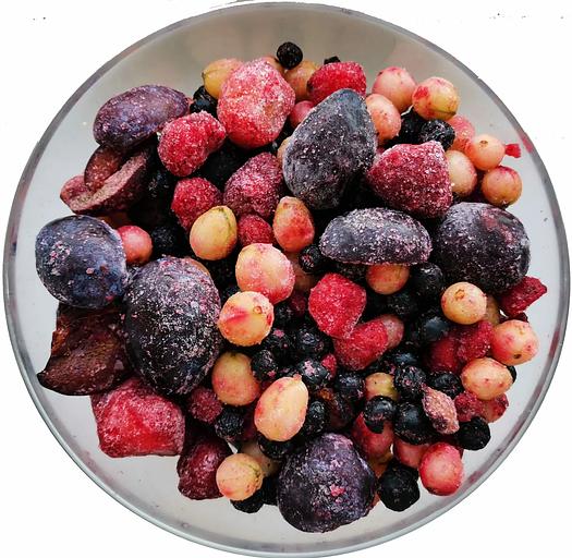 Компотная смесь №3 (Слива с/к, клубника, рябина черноплодная, виноград) ОПТ фото 1