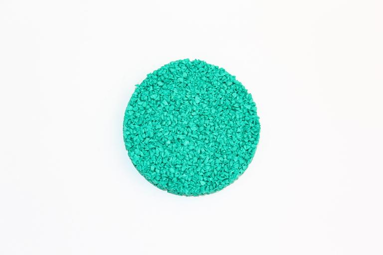 Резиновая крошка EPDM 2-4 мм изумрудная ОПТ фото 1