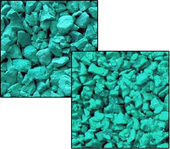 Резиновая крошка EPDM 2-4 мм изумрудная ОПТ фото 4