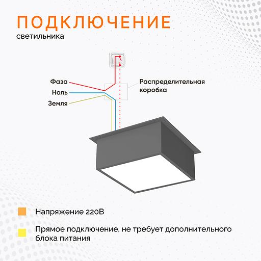 Светильник для потолка грильято PIXEL UNO 8.8 W фото 5