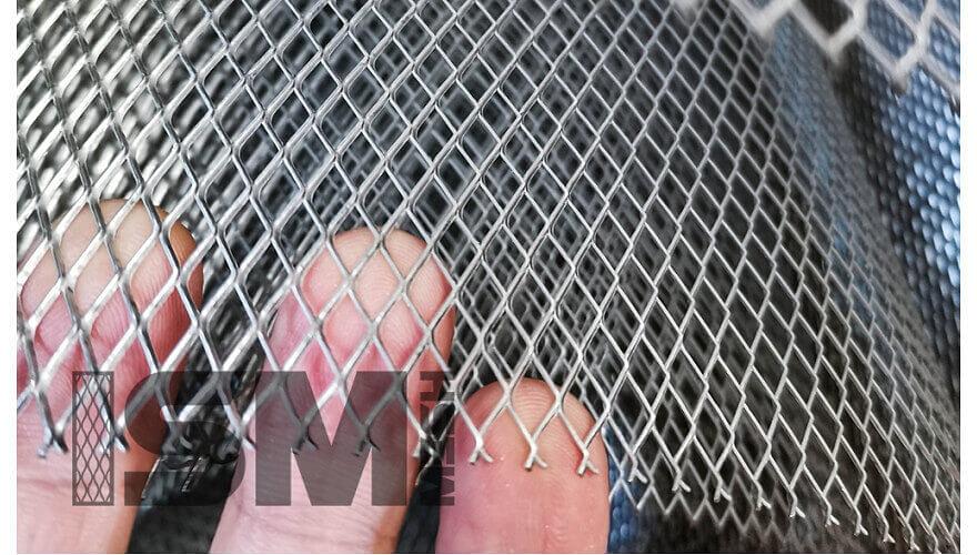 Просечно-вытяжная сетка форма Ромб ячейка 10х5 мм фото 2