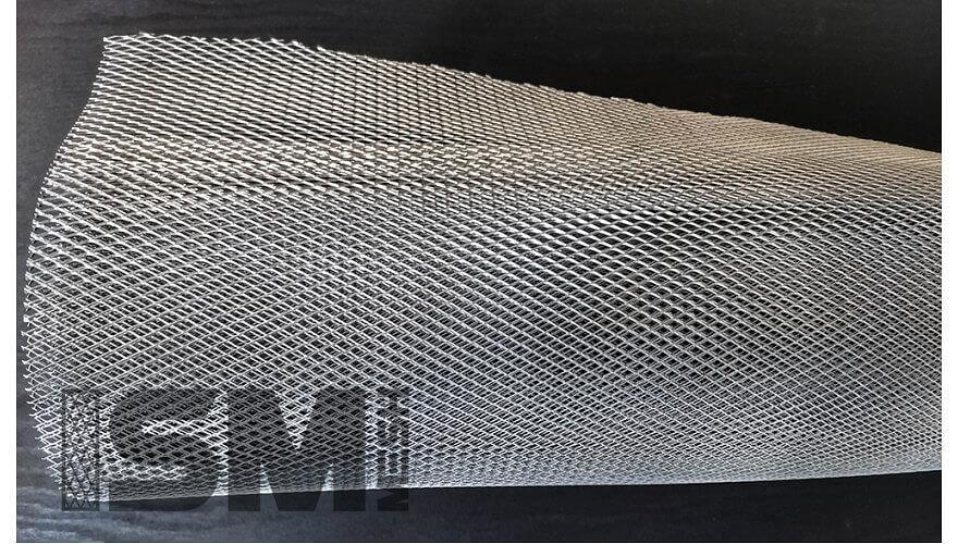 Просечно-вытяжная сетка усиленная форма Ромб ячейка 3.5х3.5 мм фото 5