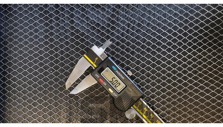 Expanded metal mesh shape Rhombus cell 5x5 mm фото 1