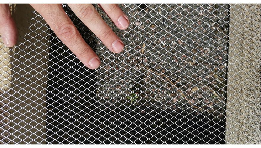 Expanded metal mesh shape Rhombus cell 5x5 mm фото 2