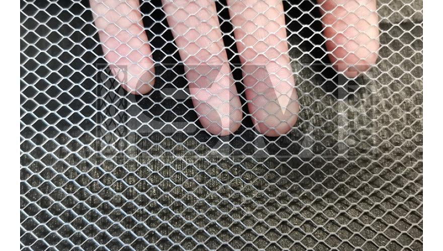 Кеңейтілген металл тор пішіні Ромб ұяшығы 3х3 мм фото 3