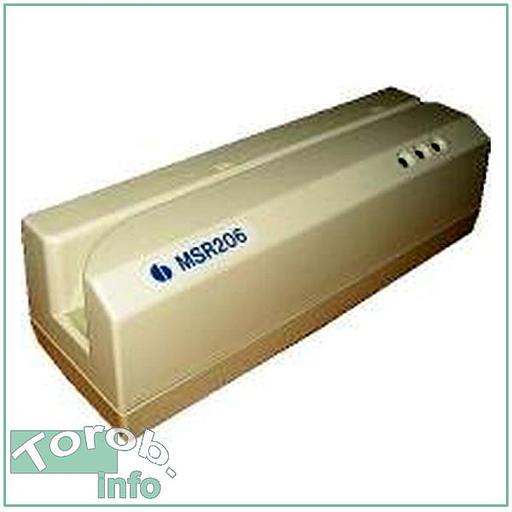 MSR206-3HLR RS232 Энкодер магнитных карт. на 1&2&3 дорожки для записи и считывания фото 1