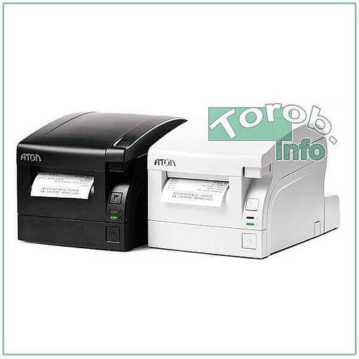 ККТ АТОЛ 77Ф. Черный. Без ФН. RS+USB+Ethernet (Кабель USB). фото 1