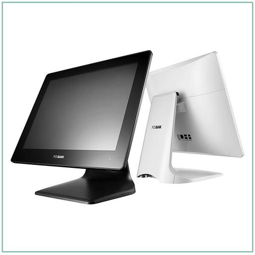 APEXA TL-1500 I3 - черный сенсорный POS-моноблок от POSBANK. черный, Intel® Core™ i3-7100U , 4GB DDR3, SSD 120Gb, ELO-Touch, no MSR фото 1