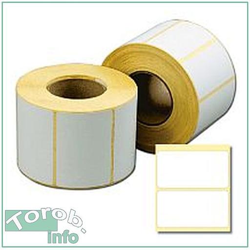 Термотрансферные этикетки, 58мм*40мм*700шт,. полуглянец фото 1