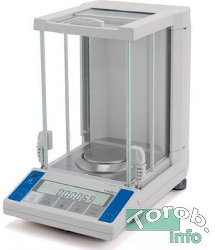 ViBRA AF 225DRCE - Аналитические весы. max-92г/220г, d-0,01мг/0,1мг, подключение к ПК через интерфейсы RS – 232C, USB фото 1
