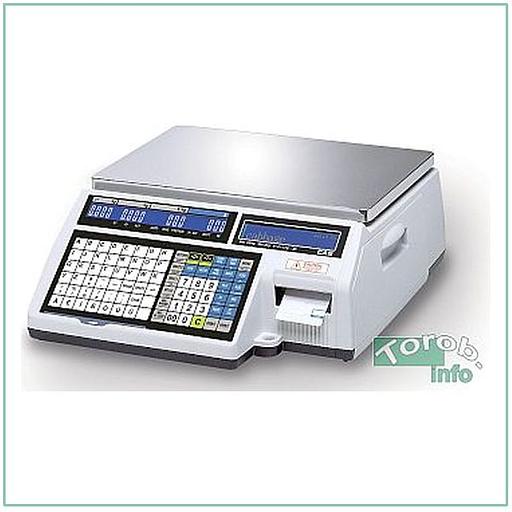 CAS CL5000J-6IB TCP-IP - весы торговые с печатью этикеток. без стойки фото 1
