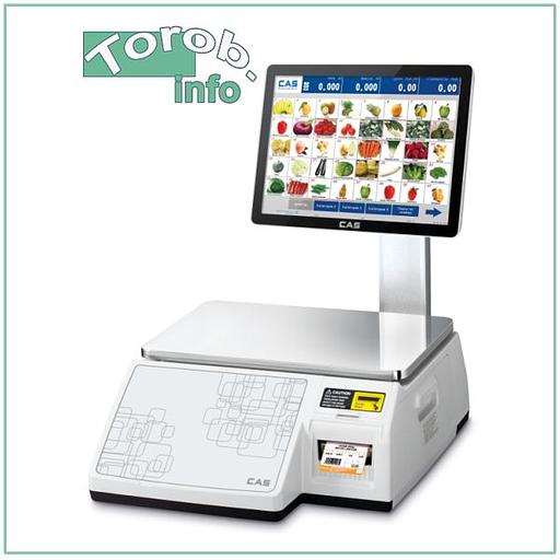 CAS CL7000-15S TCP-IP - весы самообслуживания. фото 1