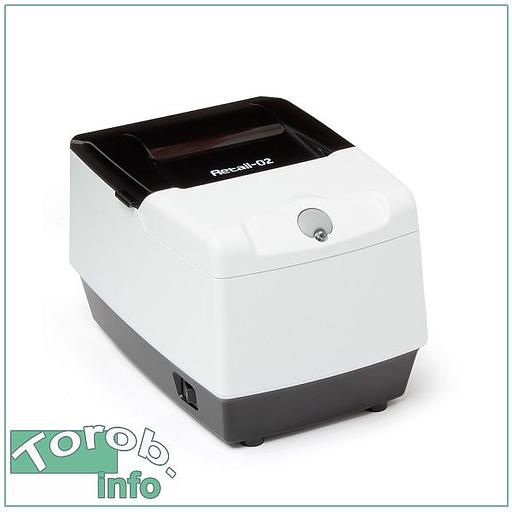 ККТ Ритейл-02Ф RS/USB ФФД 1.2 белый - Фискальный регистратор без ФН. USB/RS232 фото 1