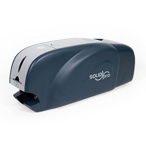 ADVENT SOLID 310D - Принтер двухсторонней печати пластиковых карт. USB, монохромный, цветной, без кодировщика фото 1