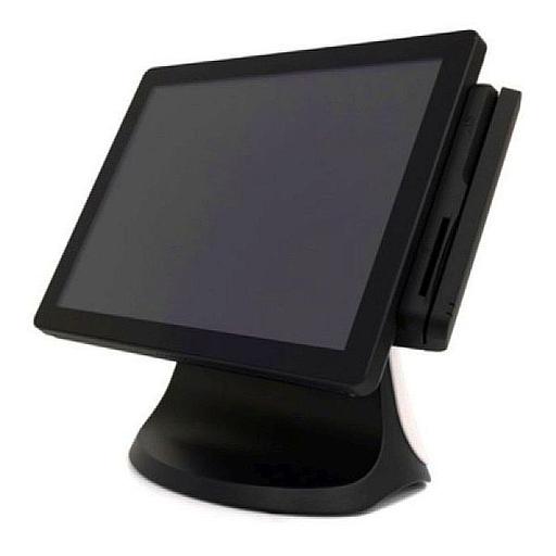 SuperPOS P14 - POS-компьютер моноблок, 17“ сенсорный емкостной экран. Intel®Celeron® N5095, 4 Gb, 120Gb SSD, MSR (стандартная подставка, рамочный) фото 1