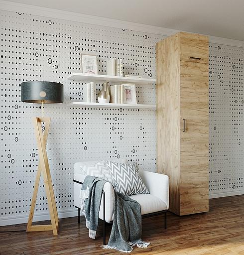 Шкаф распашной Sanvut 450х500х2325 мм ОПТ фото 3