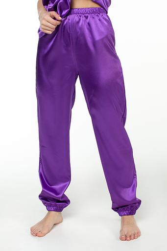 Брюки женские атлас 802/06/Фиолетовый фото 5