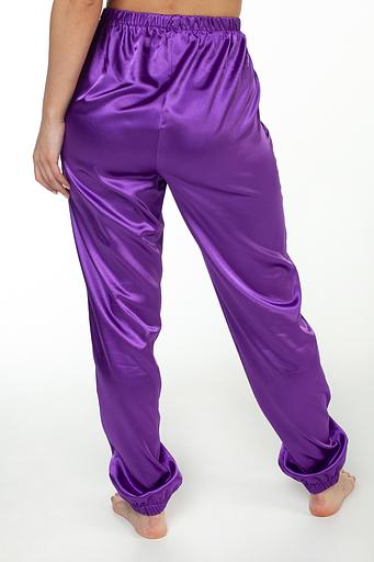 Брюки женские атлас 802/06/Фиолетовый фото 6