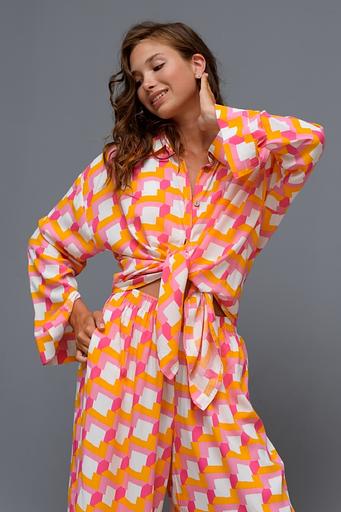 Костюм SET001/01/Розовый, белый, оранжевый фото 3