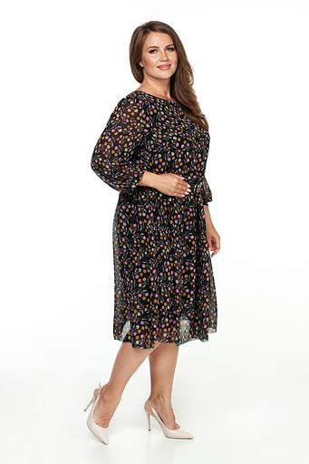 Платье женское 5988/14/Черный, розовый фото 4