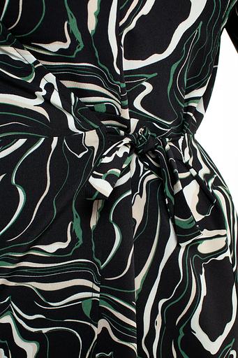 Платье женское 6045/02/Черный, зеленый фото 4