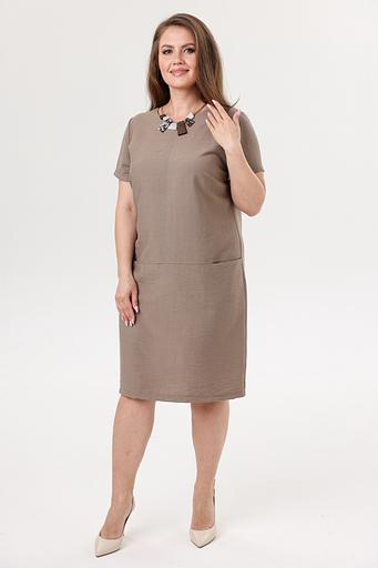 Платье женское 6070/04/Бежевый фото 5