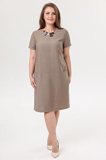 Платье женское 6070/04/Бежевый фото 3