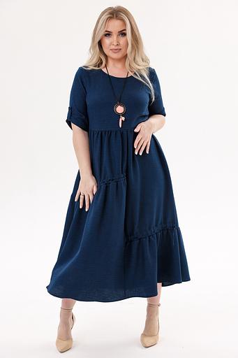 Платье женское 6079/12/Темно-синий фото 4