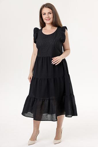 Платье женское 6088/01/Черный фото 5
