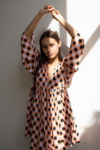 Платье женское WIND022/01/Бежевый, белый, черный фото 1