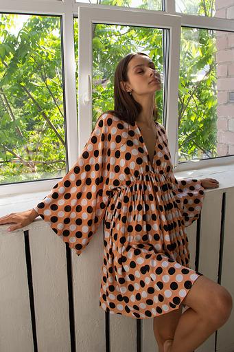 Платье женское WIND022/01/Бежевый, белый, черный фото 2