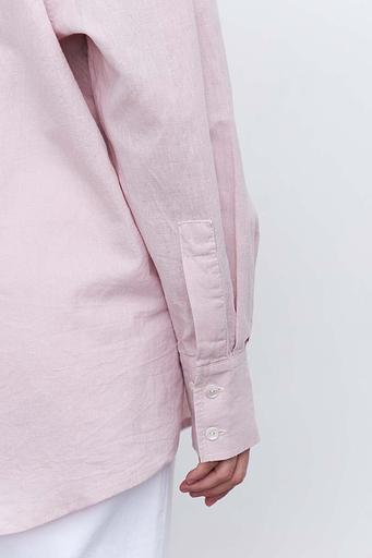 Рубашка длинная S002_PWDR/Пудровый фото 8